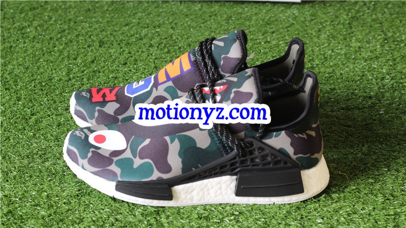 Pharrell Williams NMD Human Race Camo Bape